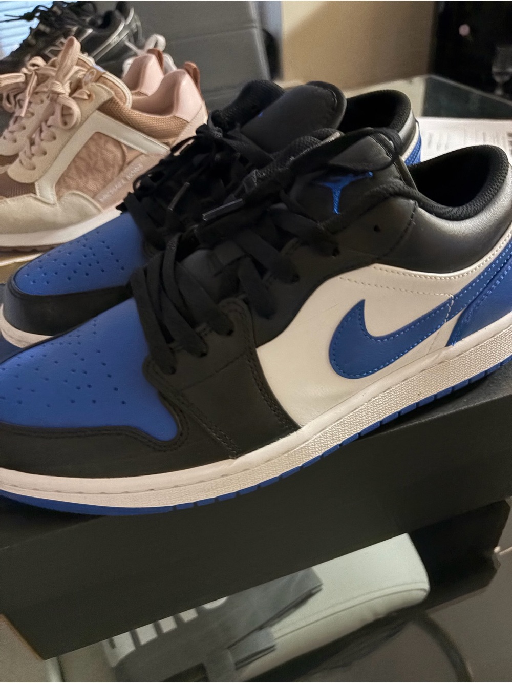 Nike Low-Top Sneaker - Black/White/Royal Blue